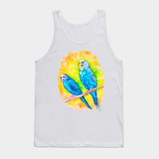 The watercolor parrots Tank Top